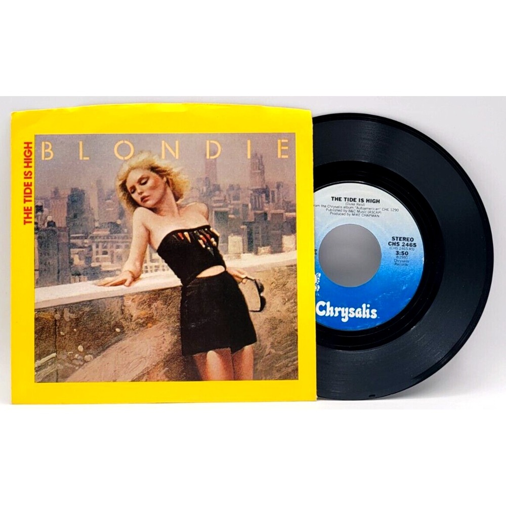 BLONDIE - THE TIDE IS HIGH / SUZY AND JEFFREY - POP ROCK - PICTURE SLEEVE & 45